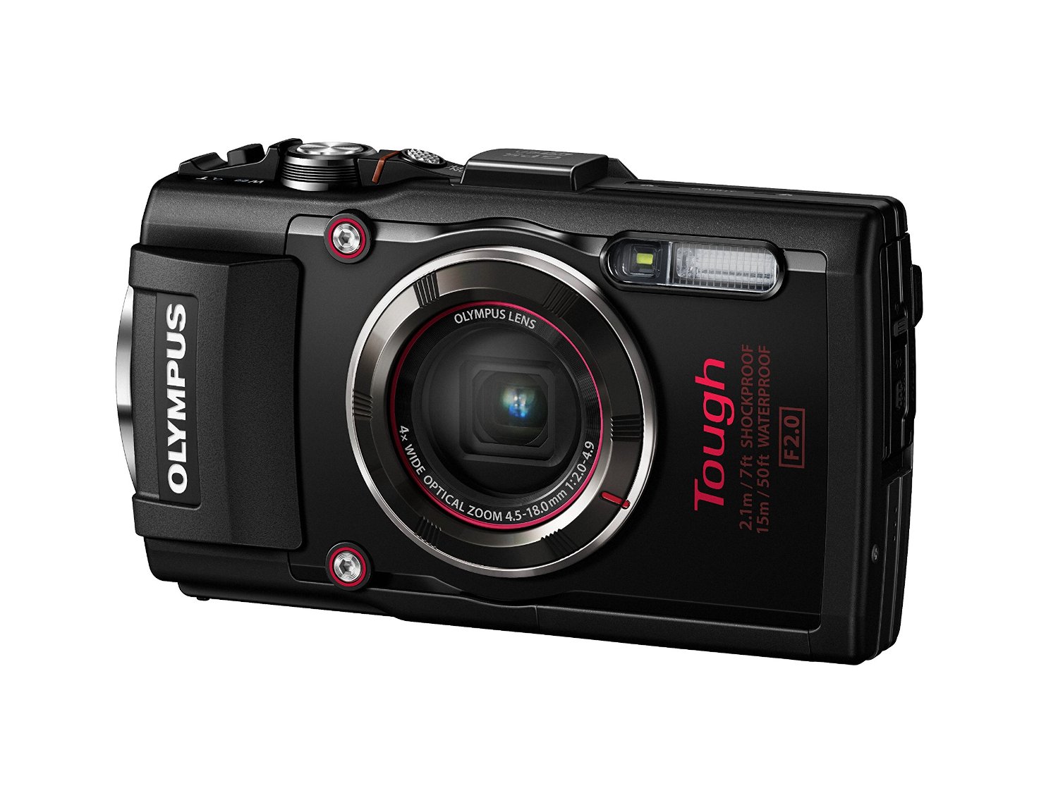 Olympus TG-4 16 MP Waterproof Digital Camera with 3-Inch LCD (Black)